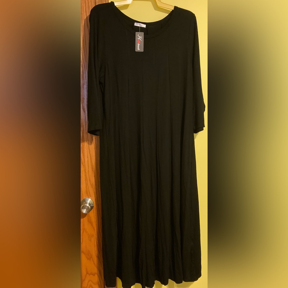 Soft Hotouch Black Maxi Dress Women’s XXL